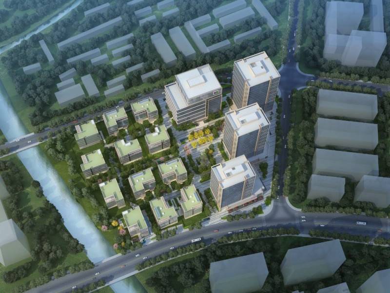 金地威新科技园实景图
