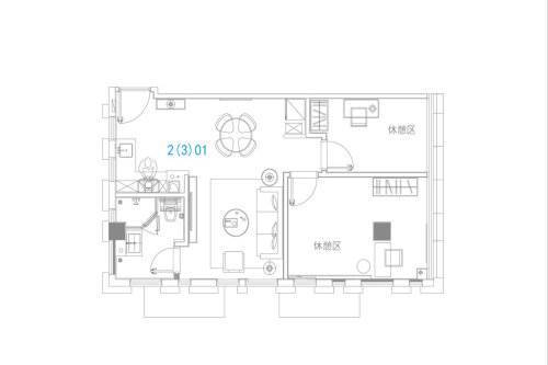 a户型约74m2-禹洲滨天地