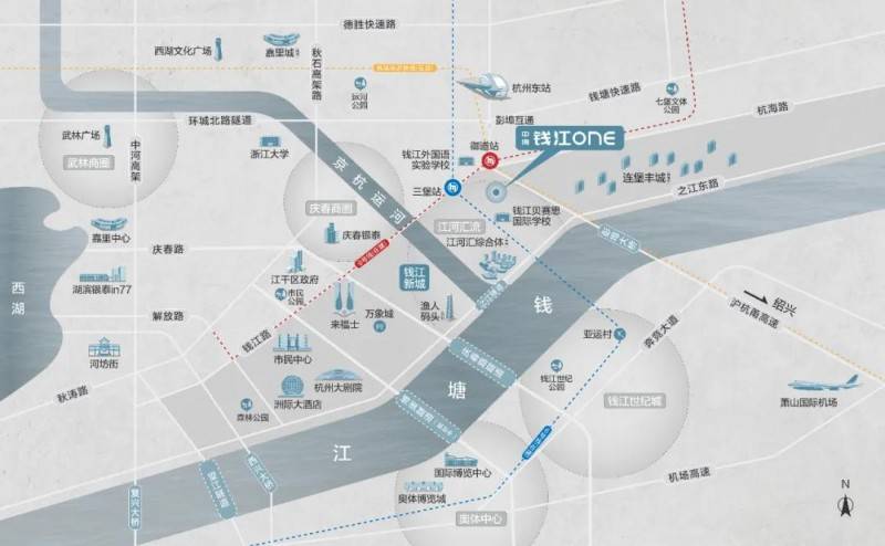 中海钱江one实景图