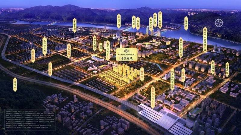 碧桂园十里春风实景图